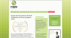 Desktop Screenshot of majola.se